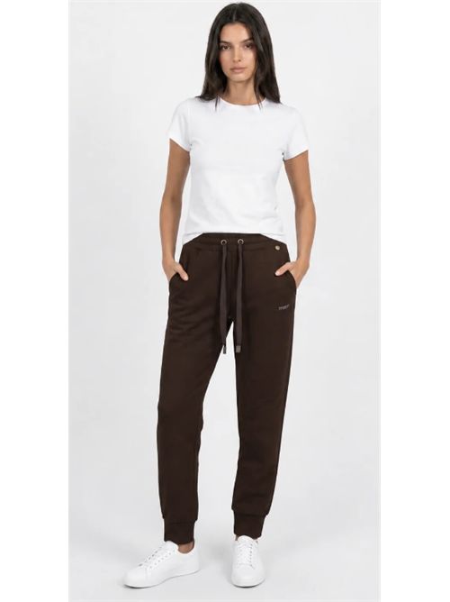 Pantaloni jogging in felpa Met Met | M13 104PTMORO